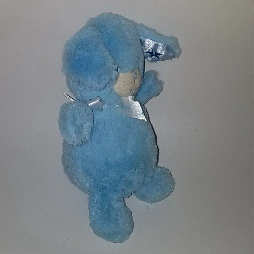 Little Me Blue Puppy Dog Plush Lovey Baby Toy 7